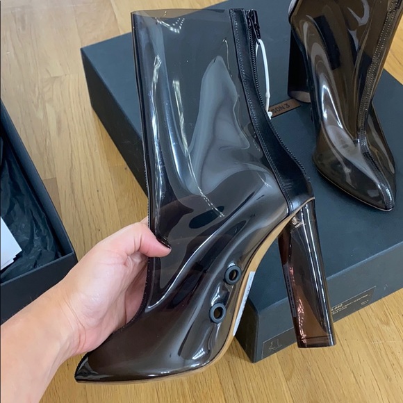 Yeezy clear Onyx pvc ankle boot size 37 - Picture 3 of 7